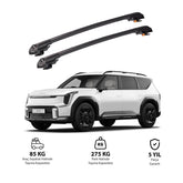 KIA EV9 GT LİNE 2024 et modèles ultérieurs TRX1 Thunder Carrier Barres transversales pour galerie de toit de voiture, 2 barres
